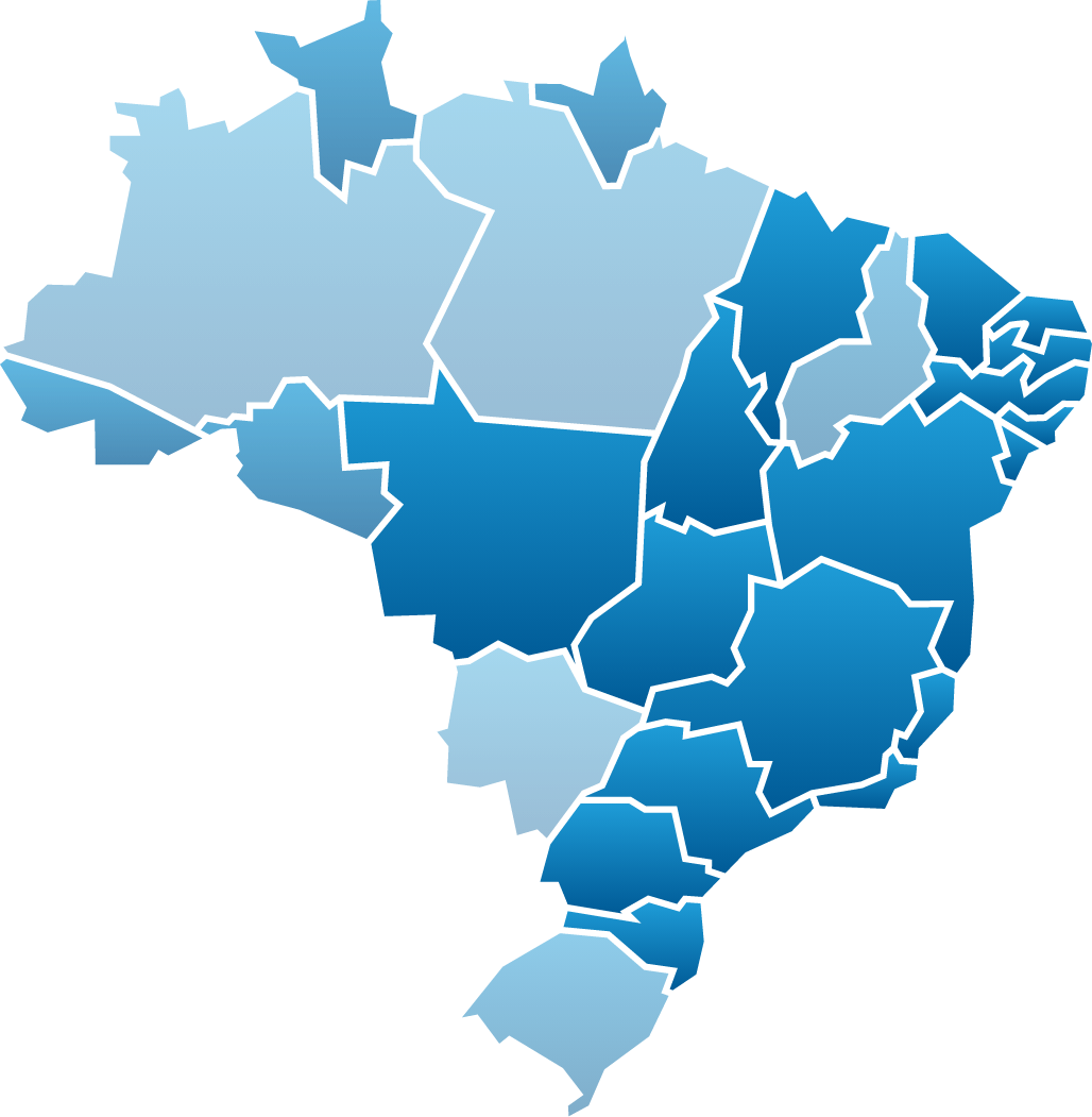 Mapa ligas cadastradas